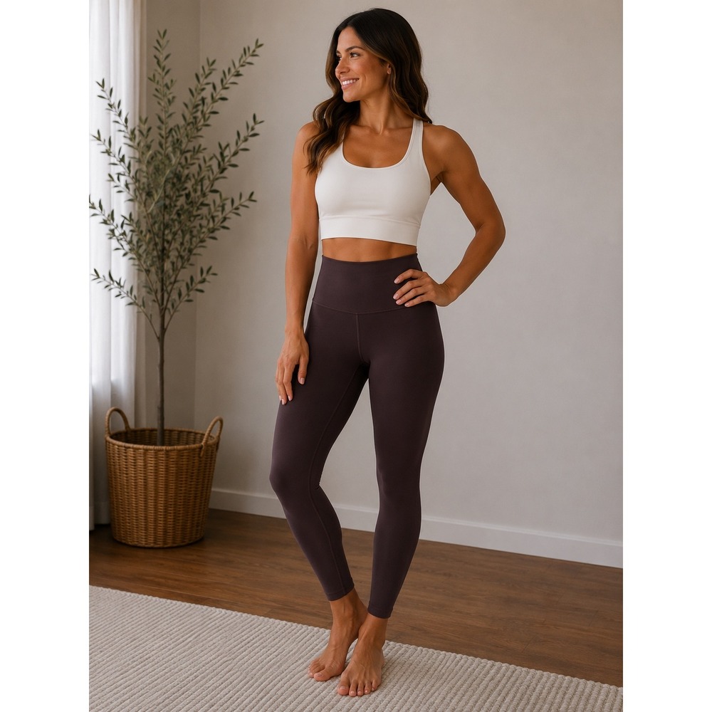 Lululemon Align High Rise Crop 23" Leggings Brown Women's Size 12